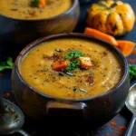 Creamy Pumpkin and Sweet Potato Soup