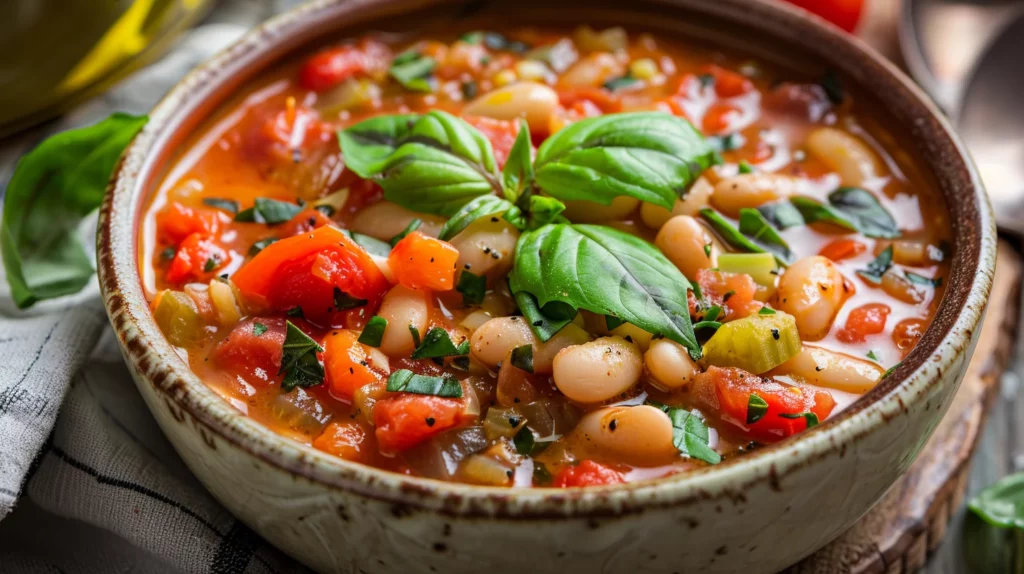 Creamy Vegan Tomato White Bean Stew