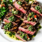 Delicious Steak Dinner W Fresh Chimichurri
