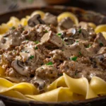Easy Ground Beef Stroganoff