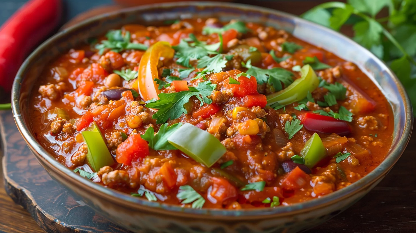 Easy No Bean Turkey Chili