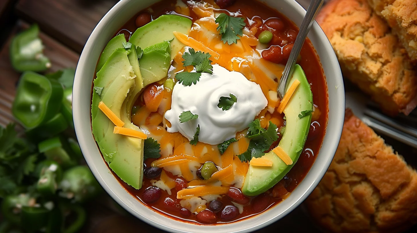Four Bean Spicy Crockpot Chili