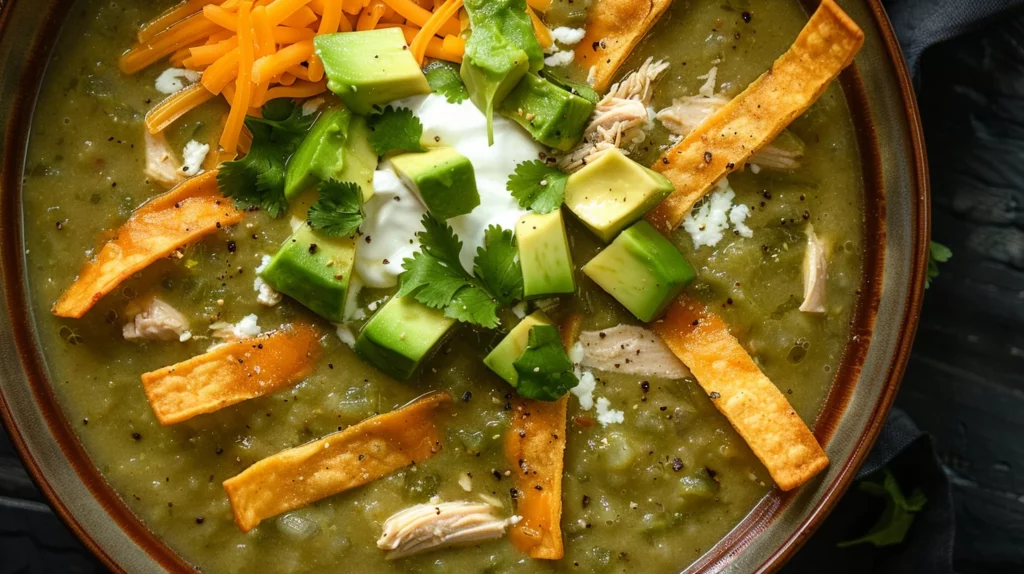 Green Enchilada Chicken Soup Recipe