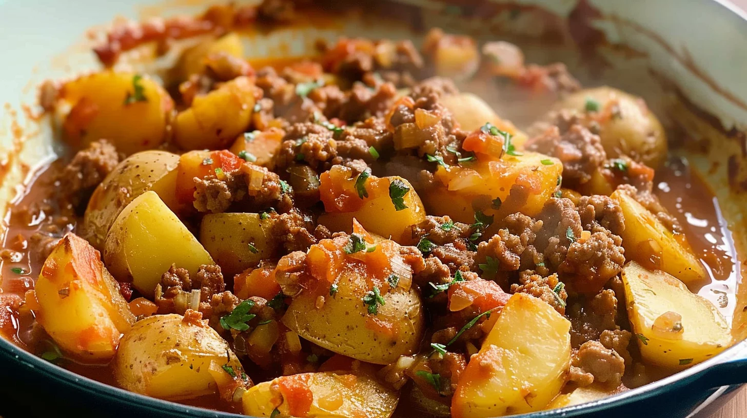 Mom's Picadillo Con Papa
