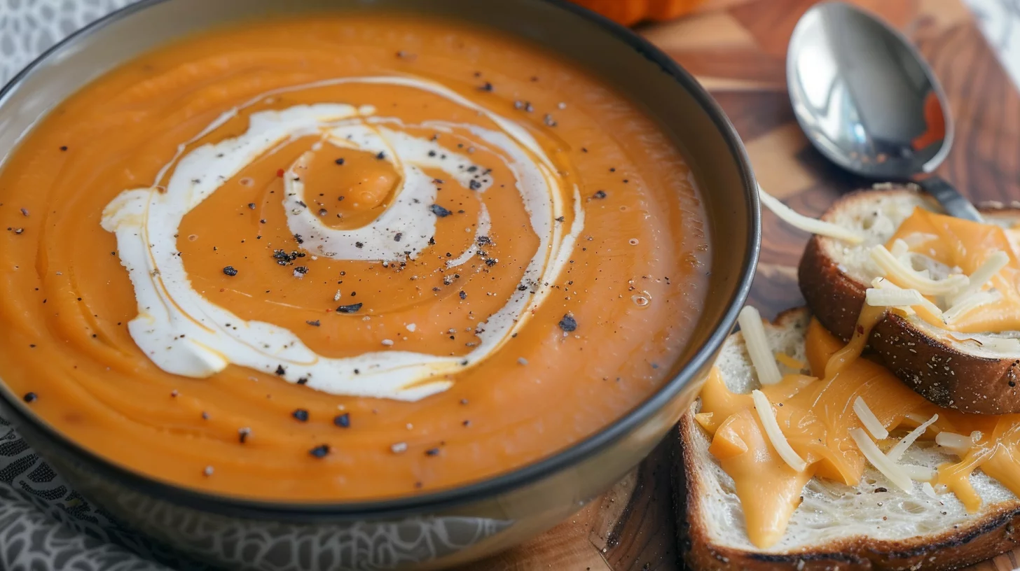 One Pot Smokey Pumpkin Sweet Potato Soup