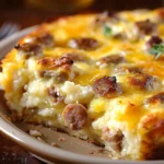 Pancake Sausage Breakfast Bake