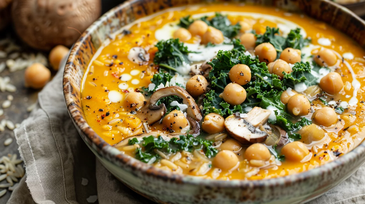 Pumpkin Wild Rice Soup Recipe