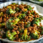 Quick and Easy Honey Garlic Ground Beef and Broccoli Stir Fry