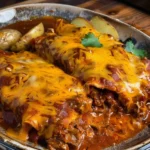 Red Chile Beef Enchiladas