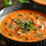 Roasted Red Pepper Gouda Soup