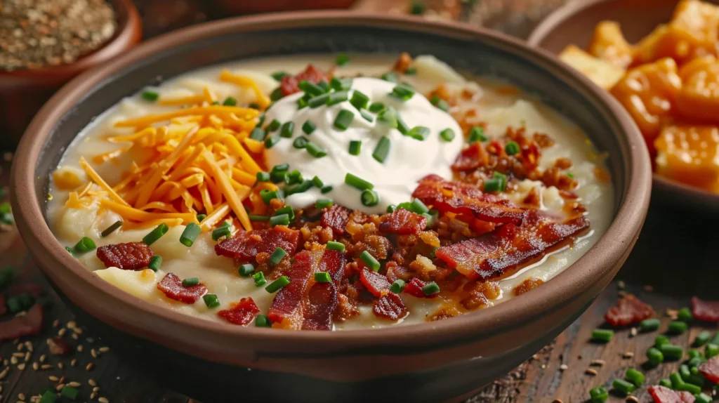 Simple Loaded Baked Potato Soup Recipe