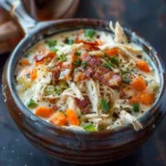 Slow Cooker Creamy Crack Chicken Soup