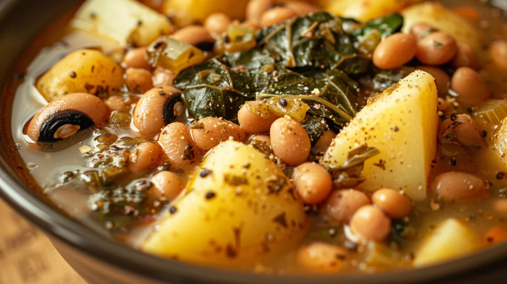 Southern Collard Green Potato Stew