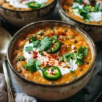 Sweet Potato Soup With Lentils