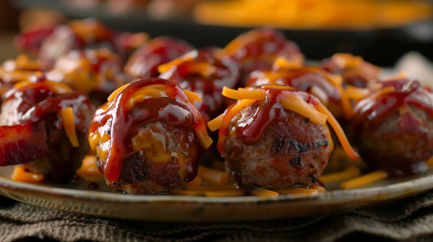 Sweetheat Bbq Bacon Meatball Bombs