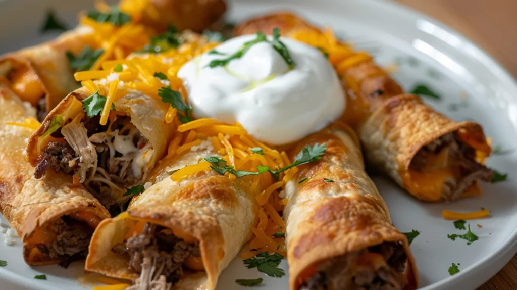 The Best Cream Cheese Chicken Taquitos