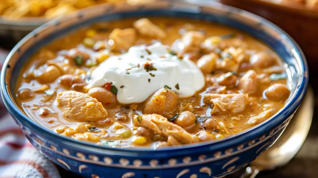 The Best Creamy Chicken Chili