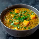 Vegan Butternut Squash Lentil Soup