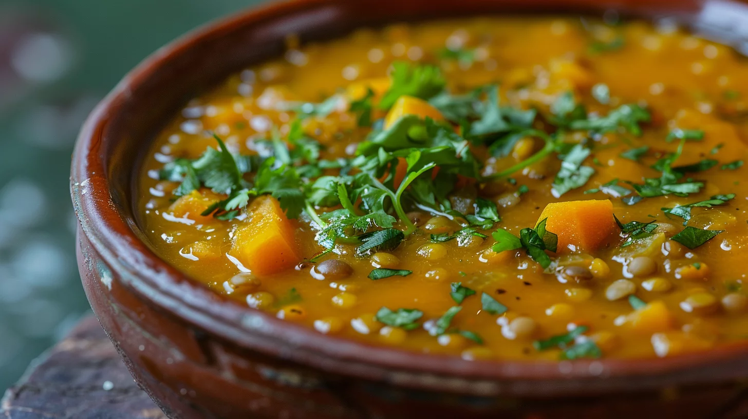 Vegan Butternut Squash Lentil Soup