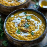 Vegan Curried Pumpkin Lentil Soup
