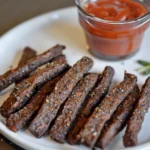 Venison Cheddar Snack Sticks