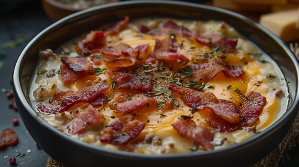 Bacon Cheeseburger Soup
