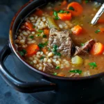 Beef Barley Soup For Cold Nights