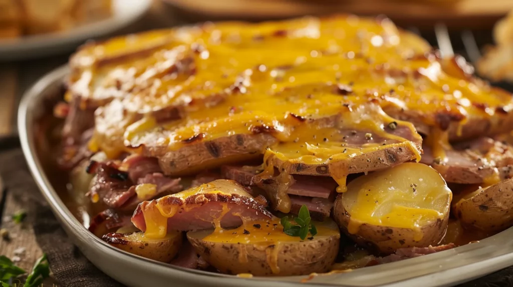 Cheesy Ham & Potato Casserole