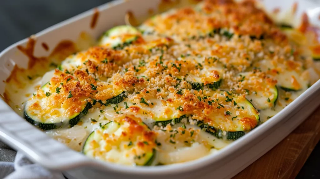 Cheesy Zucchini Casserole