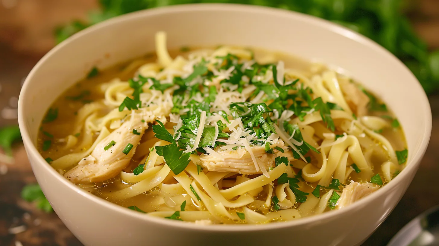 Cozy Hearty Chicken Noodle Soup