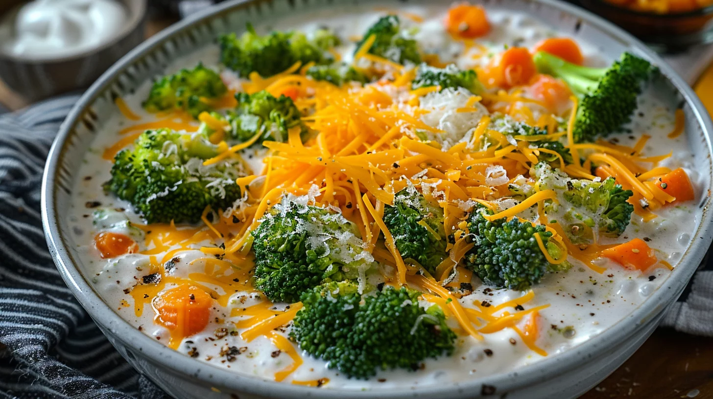 Creamy Broccoli Cheddar Soup