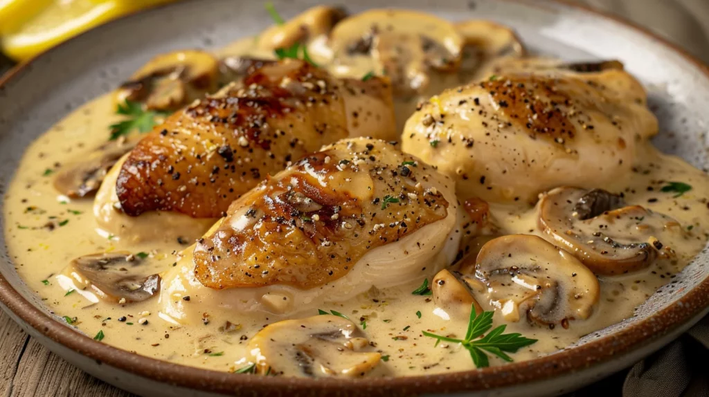 Creamy Mushroom Chicken