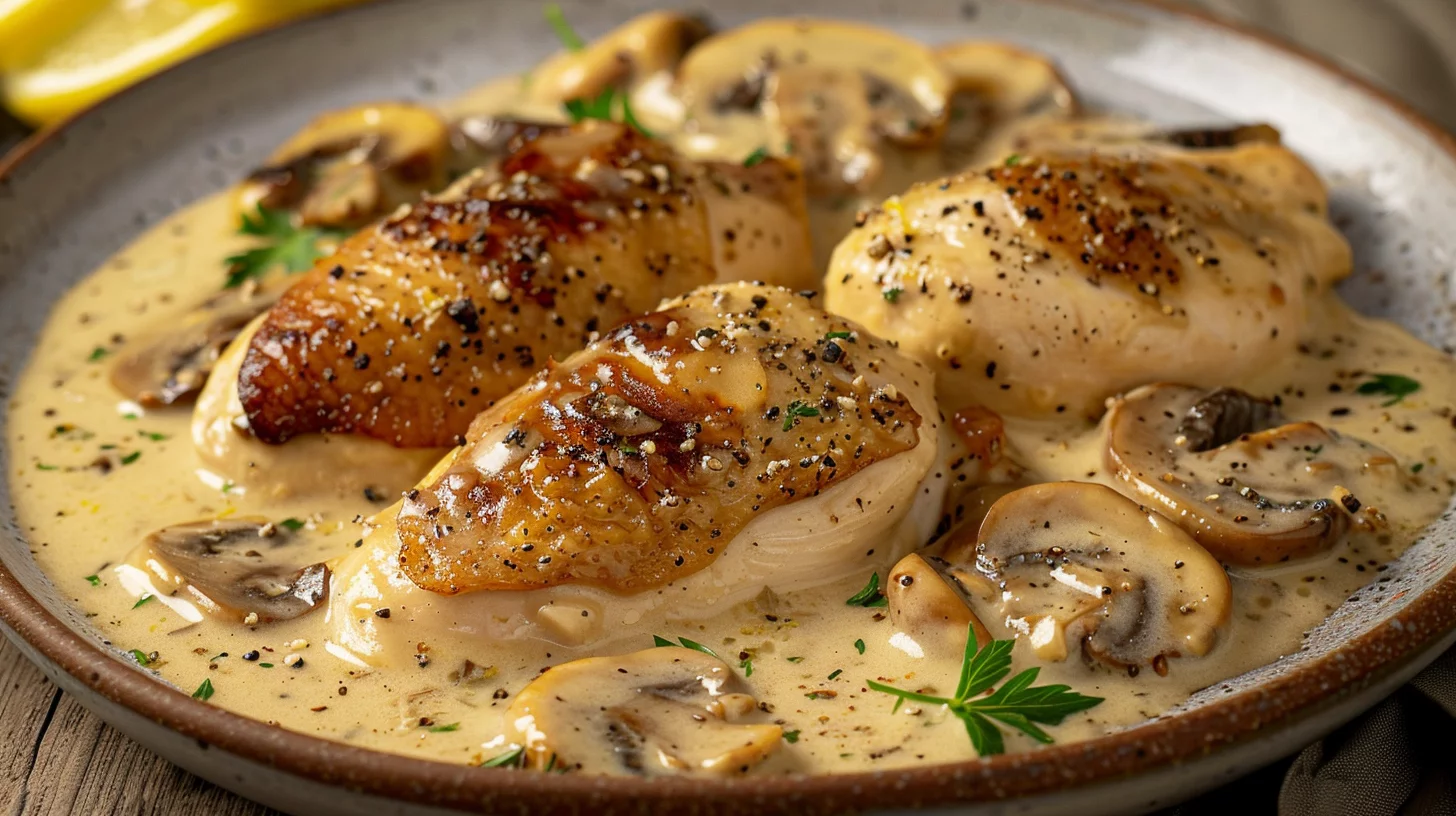 Creamy Mushroom Chicken