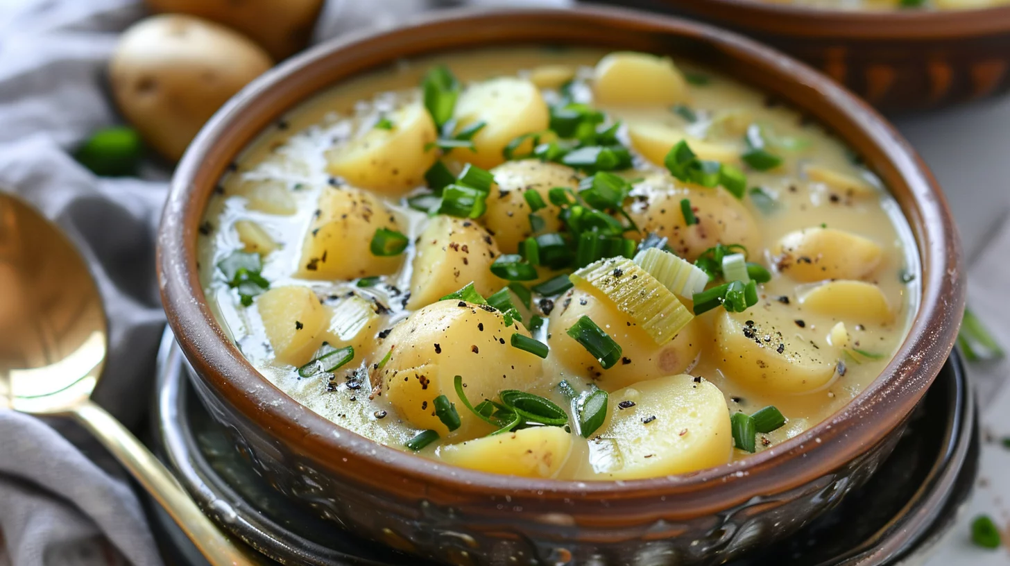 Creamy Potato Leek Soup In One Pot