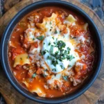 Crockpot Lasagna Soup