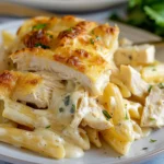 Easy Chicken Alfredo Bake
