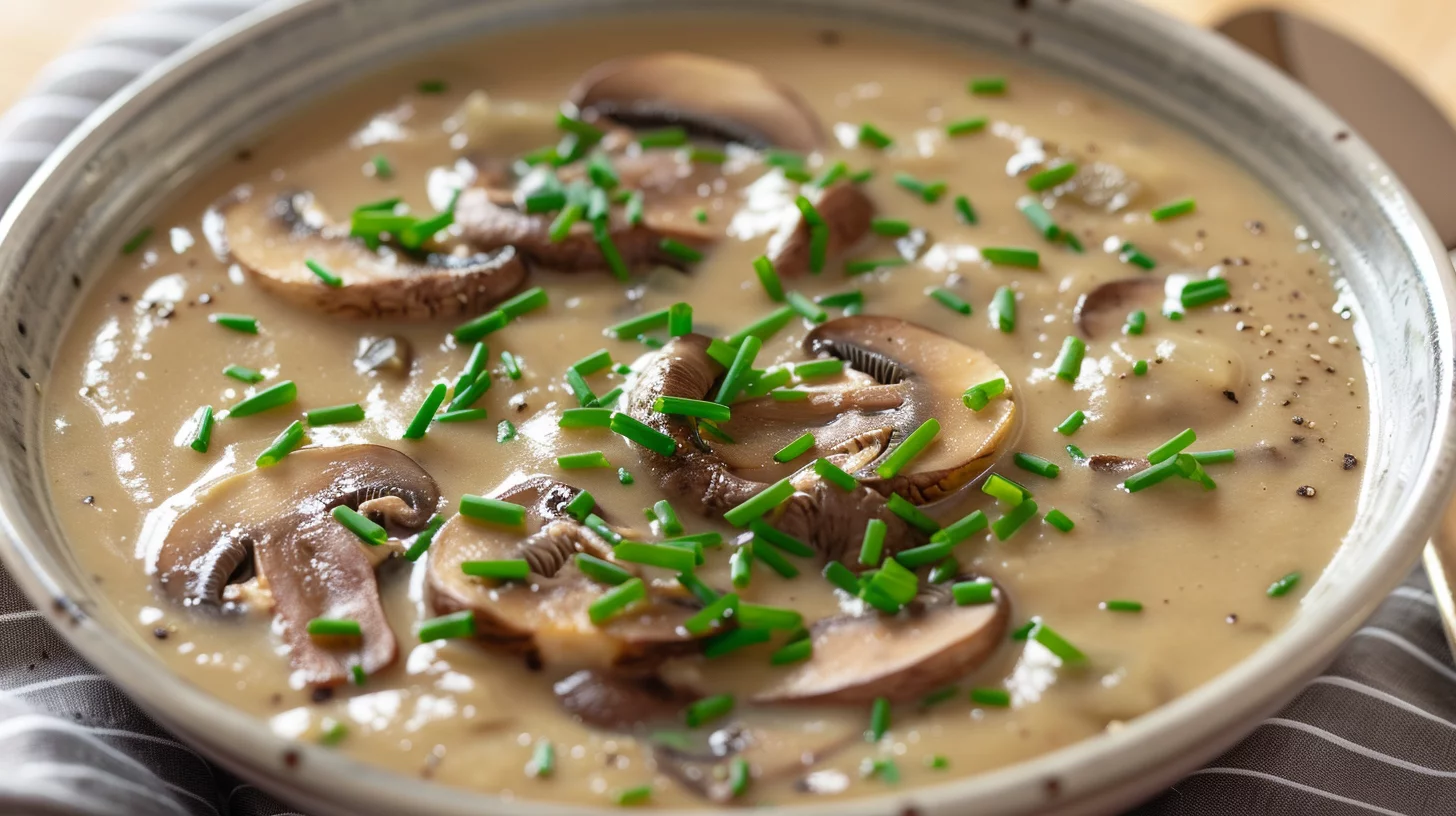 Easy Cream Of Mushroom Soup In 30 Minutes