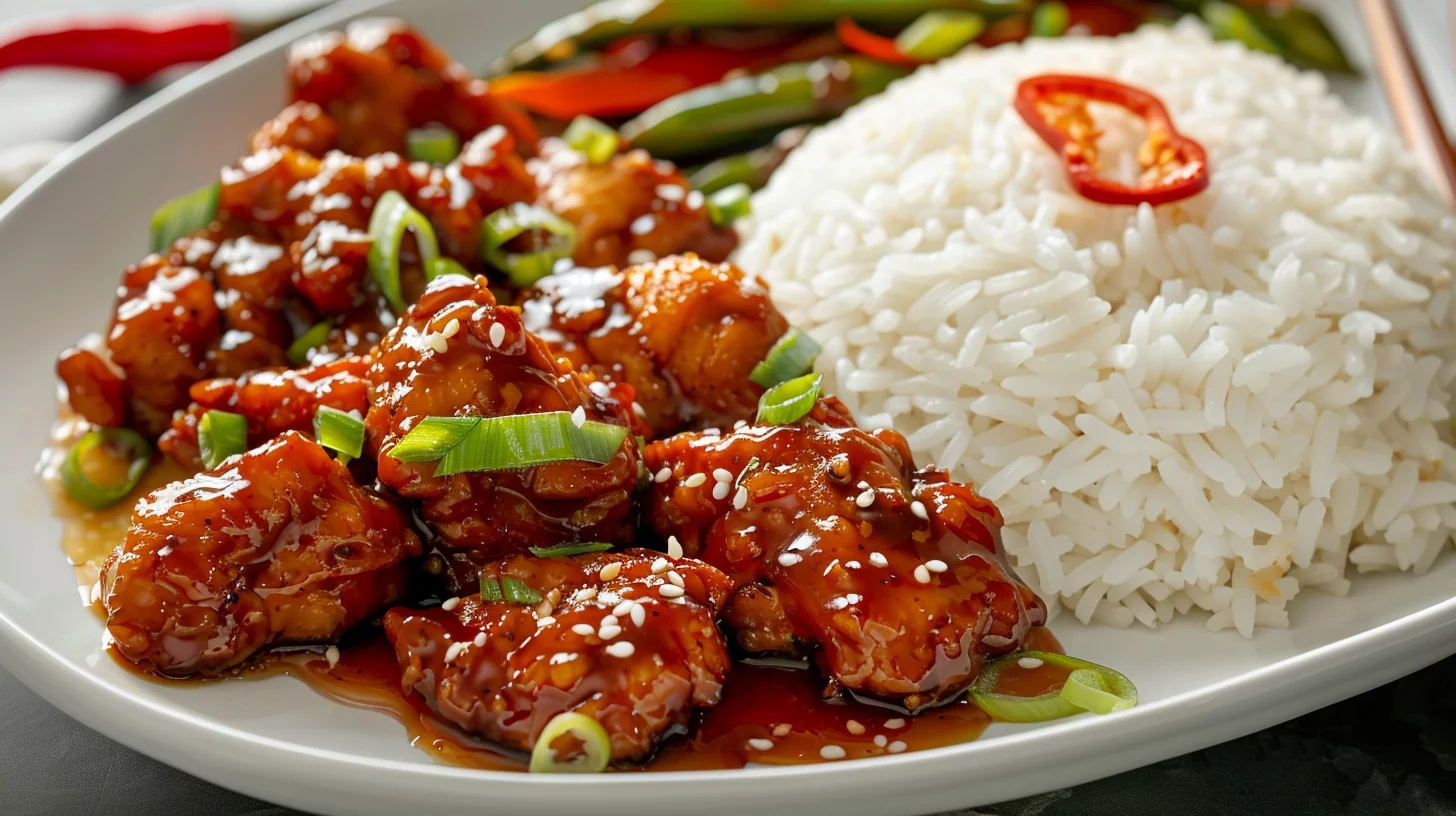Easy Crockpot General Tso's Chicken