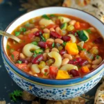 Easy Minestrone Soup Packed With Veggies