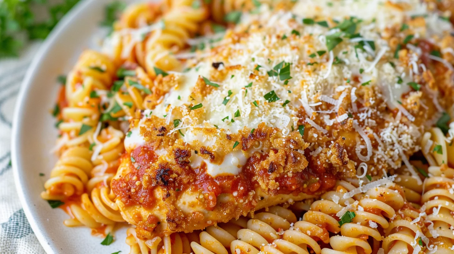 Easy Parmesan Chicken Pasta