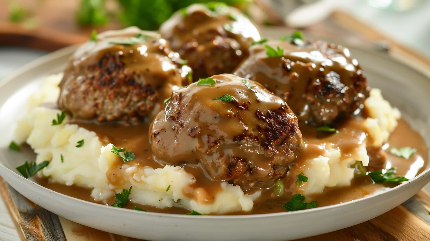 Easy Slow Cooker Salisbury Steak Recipe