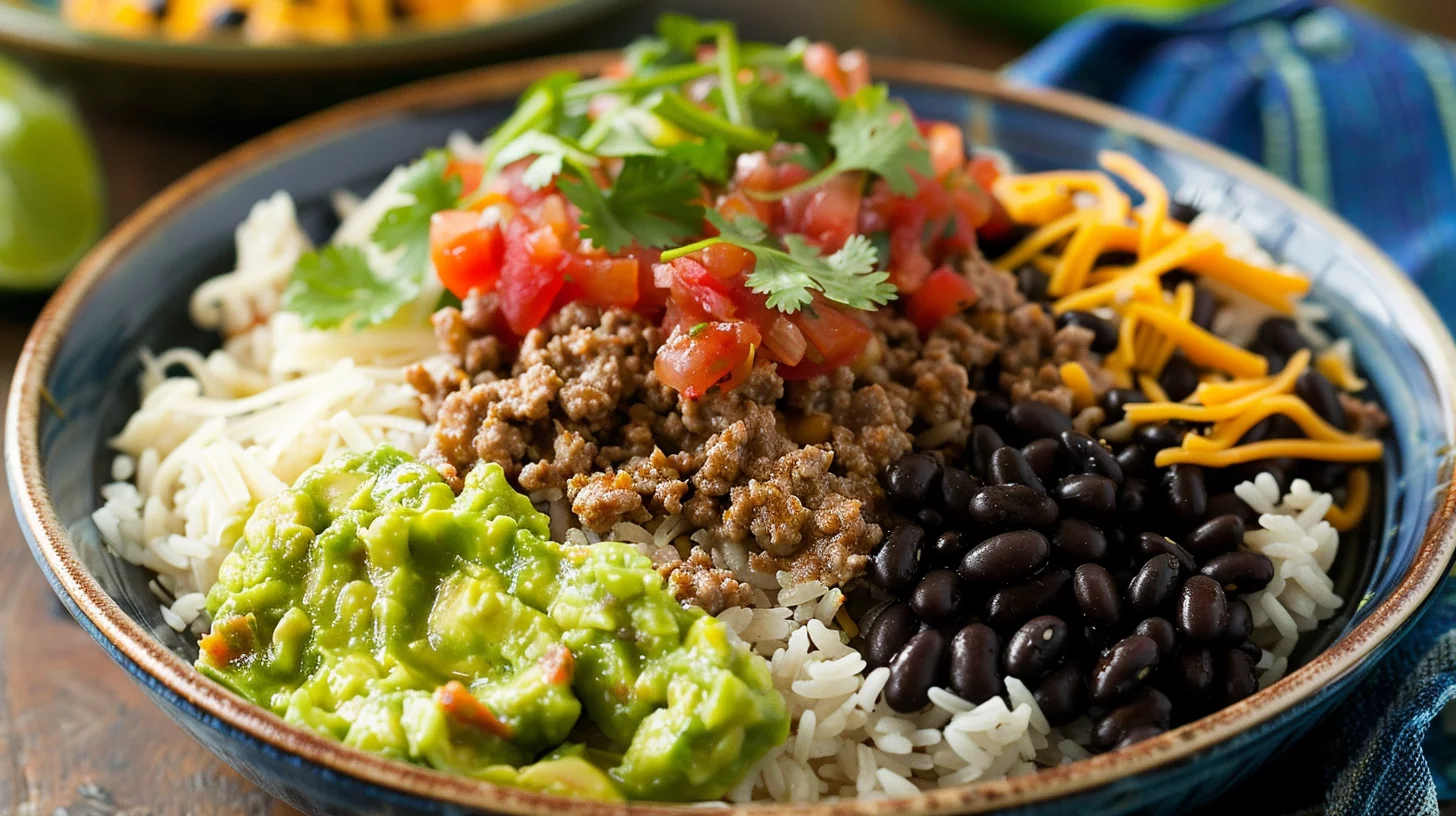 Easy Taco Rice Bowl