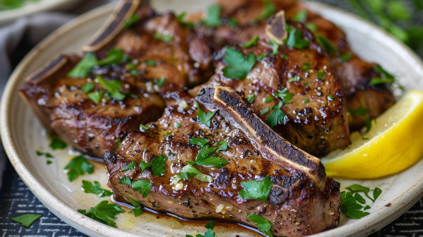 Garlic Butter Pan Seared Beef Chops 20-minutes