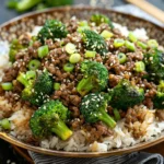 Ground Beef and Broccoli Stir Fry