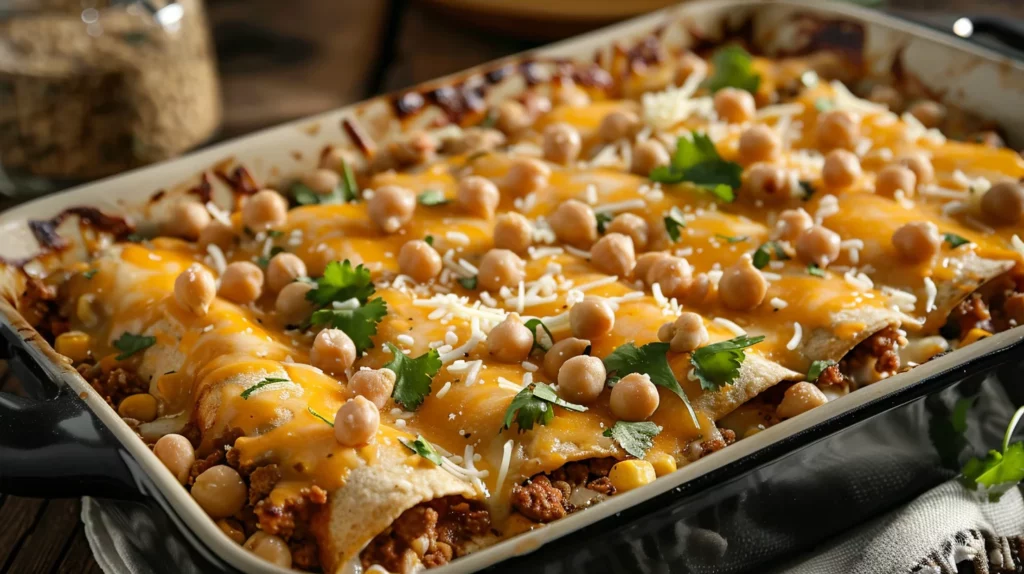 Ground Beef Enchilada Casserole