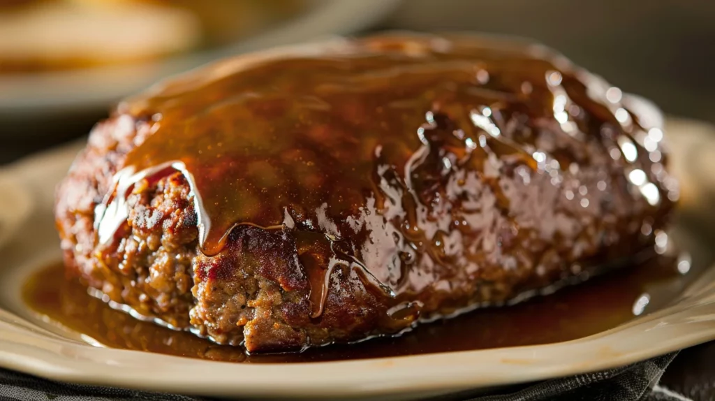 Ground Beef Meatloaf With Brown Sugar Glaze
