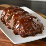 Ground Beef Meatloaf With Brown Sugar Glaze