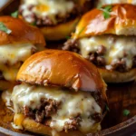 Ground Beef Philly Cheesesteak Sliders