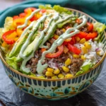 Ground Beef Taco Salad Bowls
