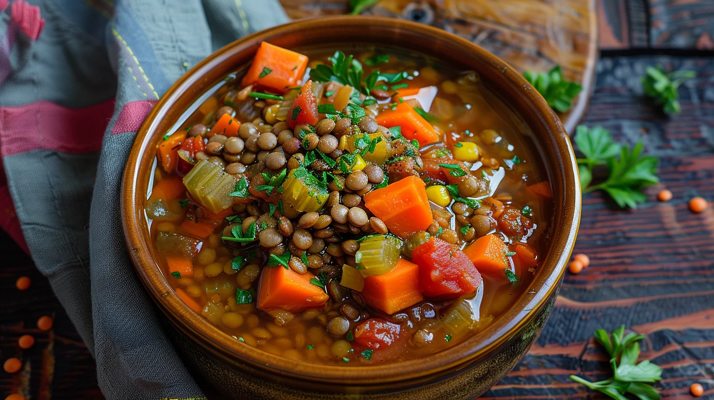 Hearty Lentil and Vegetable Soup